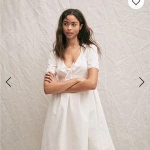 Madewell Tie Front Mini Dress